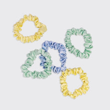 Load image into Gallery viewer, Ruched Satin Scrunchies 5pc Set - Multi-Color
