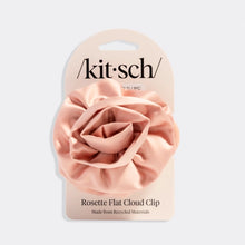 Load image into Gallery viewer, Satin Rosette Medium Flat Cloud Clip
