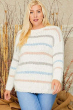 Load image into Gallery viewer, Striped Popcorn Sweater
