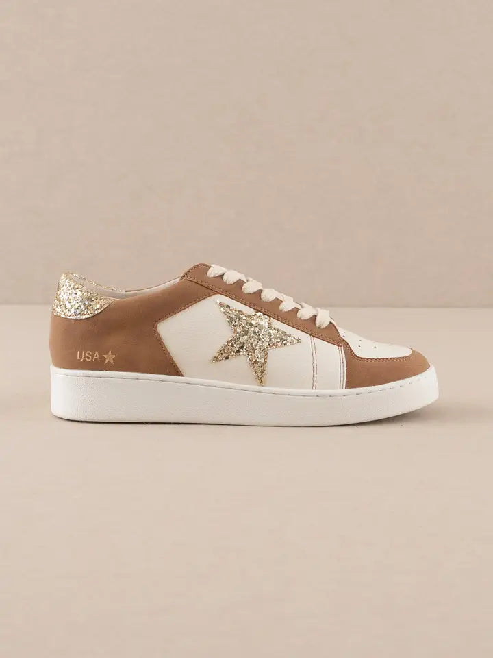 Oasis Society - The Liberty Camel Glitter Star Sneaker