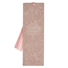 Load image into Gallery viewer, Faux Leather Inspirational Bookmark
