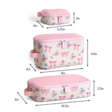 Load image into Gallery viewer, Pack Like A Boss Diaper Bag Packing Cubes - Ribbons &amp; Roses

