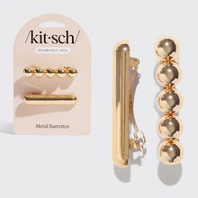 Load image into Gallery viewer, Gold Metal Barrettes
