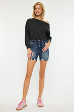 Load image into Gallery viewer, KanCan High Rise Dark Wash Denim Shorts
