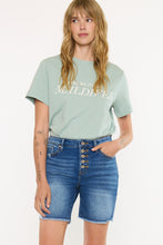 Load image into Gallery viewer, High Rise Skinny Bermuda Shorts
