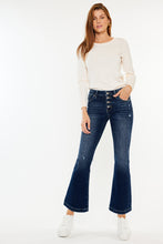 Load image into Gallery viewer, KanCan® Medium Wash Petite Mid Rise Flare Denim Jeans
