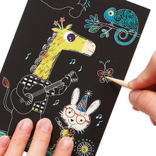 Load image into Gallery viewer, Mini Scratch &amp; Scribble Art Kit: Safari Party
