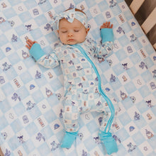 Load image into Gallery viewer, COPPER PEARL® Convertible Zip-Up Footie Pajama - Monsters Inc. Medley
