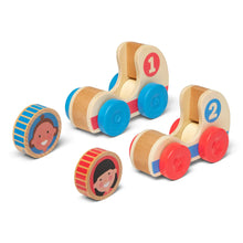 Load image into Gallery viewer, GO Tots Wooden Race Cars
