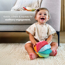 Load image into Gallery viewer, Rainbow Fabric Baby Ball
