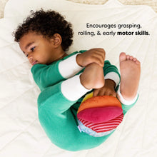 Load image into Gallery viewer, Rainbow Fabric Baby Ball
