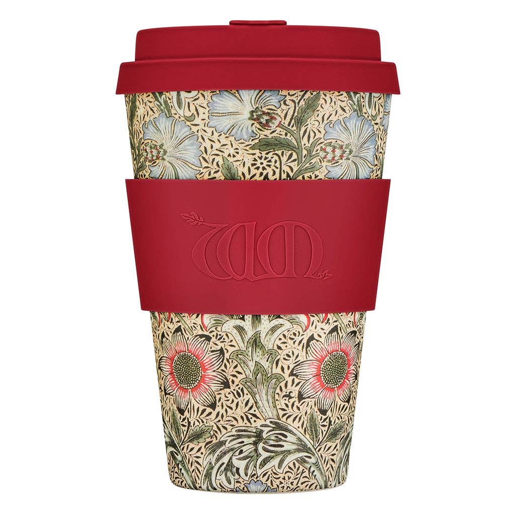 Reusable Travel Coffee Cup - Floral