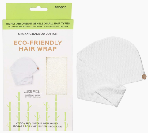 Organic Bamboo Cotton Eco-Friendly Hair Wrap