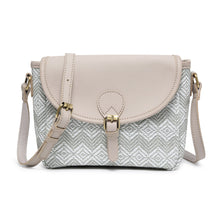 Load image into Gallery viewer, Jen &amp; Co.® Erin Woven Crossbody w/ Vegan Leather Accents
