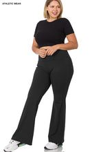 Load image into Gallery viewer, Wide Waistband Flare Yoga Pants
