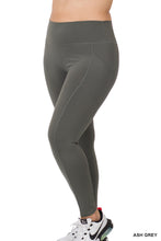 Load image into Gallery viewer, Athletic Wide Waistband Leggings w/ Pockets
