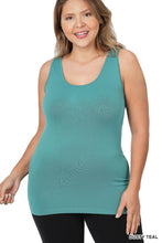 Load image into Gallery viewer, Scoop Neck Seamless Tank Top
