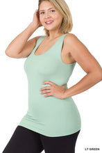 Load image into Gallery viewer, Scoop Neck Seamless Tank Top
