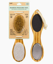 Load image into Gallery viewer, Bamboo Pedicure Tool (4-in-1)
