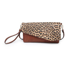 Load image into Gallery viewer, Jen &amp; Co® Clutch With Animal Print Flapover - Margot
