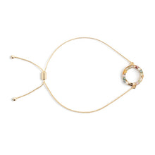Load image into Gallery viewer, Circle Bracelet - Green/Gold
