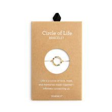 Load image into Gallery viewer, Circle Bracelet - Green/Gold
