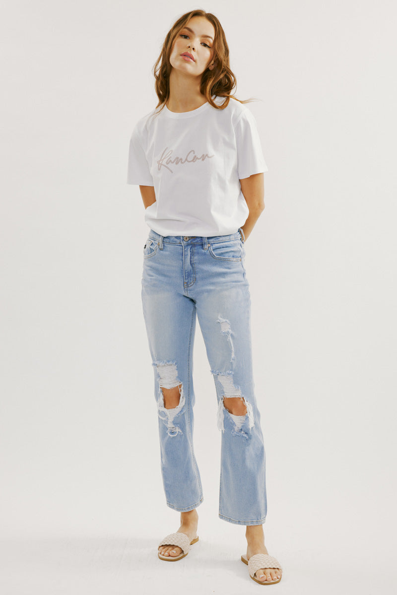 KanCan® High Rise Slim Straight Jeans