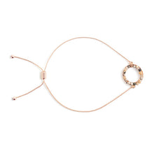 Load image into Gallery viewer, Circle Bracelet - Wine/Rose Gold
